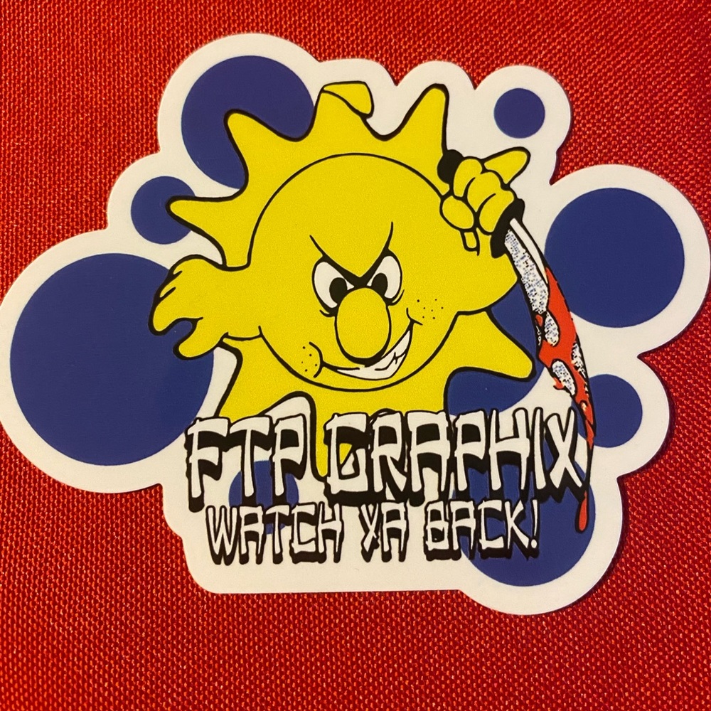 FTP ‘Watch Ya Back!’ Sticker - Picture 3 of 3